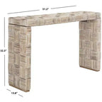 Console moderne avec étagère ouverte – Design épuré pour entrée