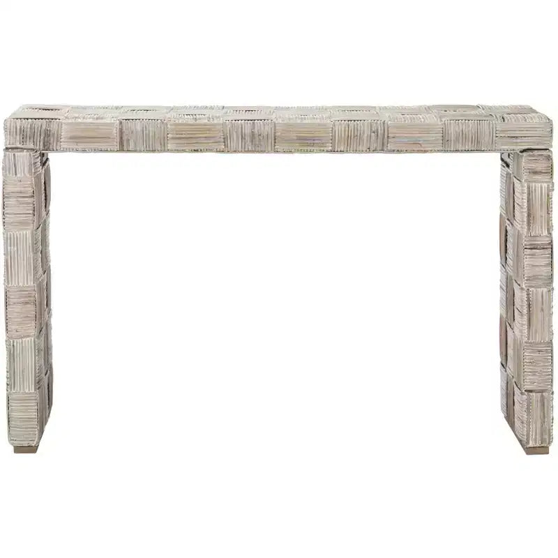 Console moderne avec étagère ouverte – Design épuré pour entrée
