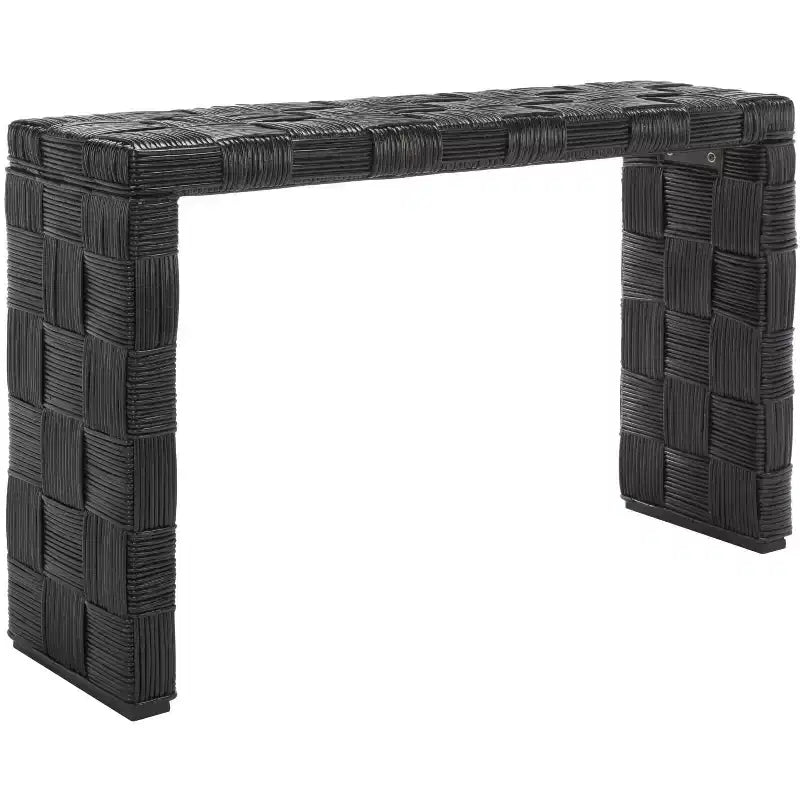 Console moderne avec étagère ouverte – Design épuré pour entrée