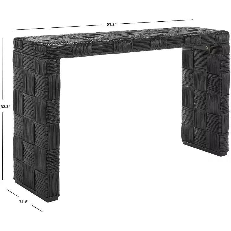 Console moderne avec étagère ouverte – Design épuré pour entrée