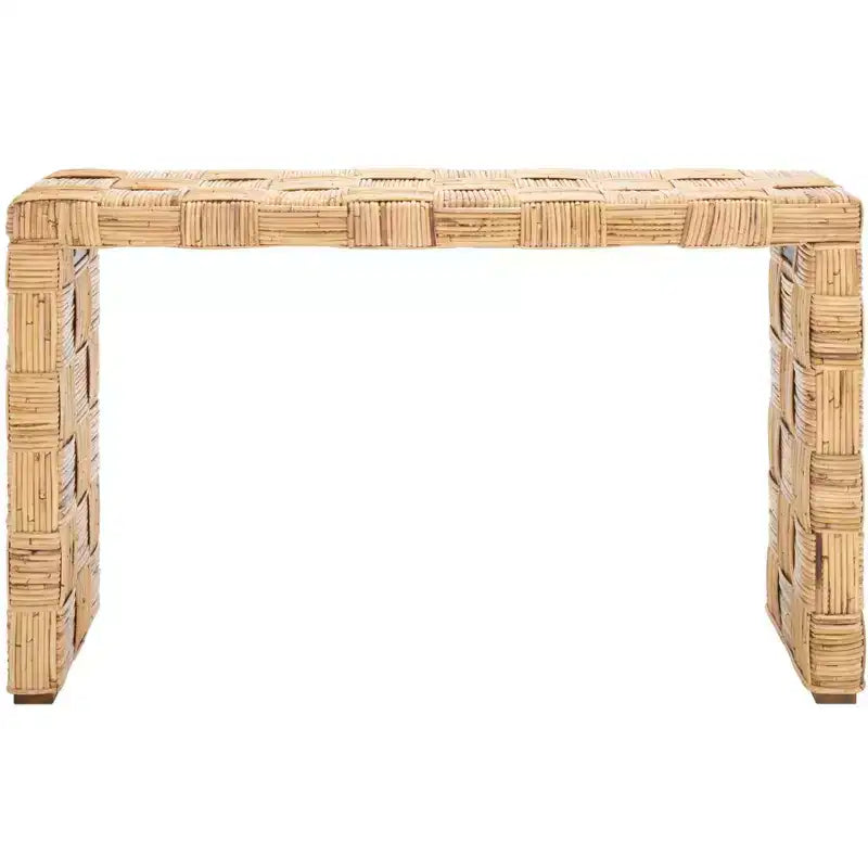 Console moderne avec étagère ouverte – Design épuré pour entrée