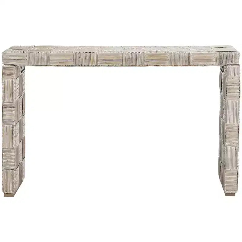 Console moderne avec étagère ouverte – Design épuré pour entrée